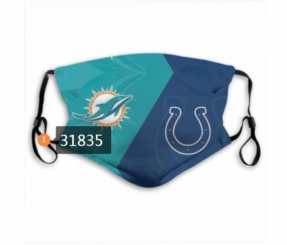 NFL Miami Dolphins 1182020 Dust mask with filter